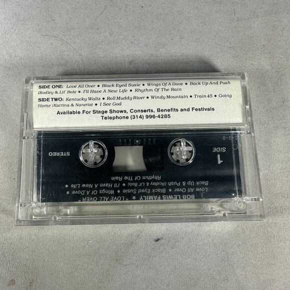 Bob Lewis Family "Love All Over" Cassette Album Country Gospel Stereo - Picture 3 of 5